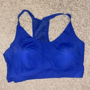 Blue Sports Bra.